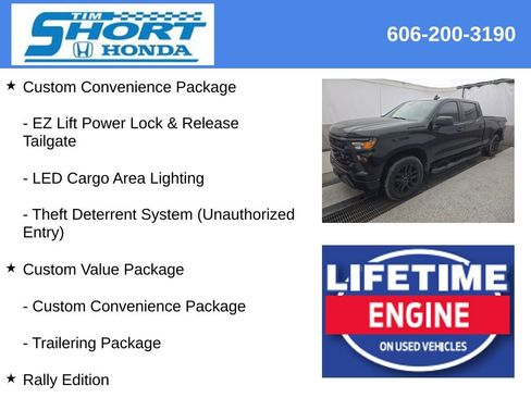 Used 2023 Chevrolet Silverado 1500 Custom w/ Rally Edition image 20