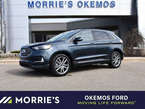 Used 2022 Ford Edge Titanium w/ Class II Trailer Tow Package image 1