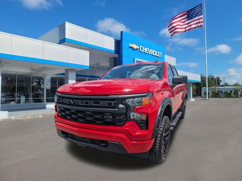 Used 2023 Chevrolet Silverado 1500 Custom w/ LPO, Dark Essentials Package RWD image 7