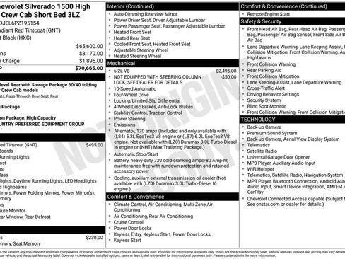 Used 2023 Chevrolet Silverado 1500 High Country AWD/4WD image 30