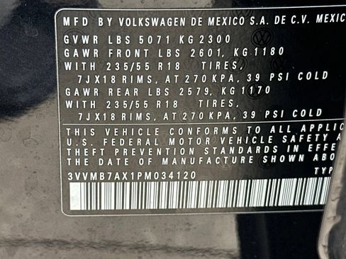 Used 2023 Volkswagen Tiguan SE w/ Panoramic Sunroof Package AWD/4WD image 35