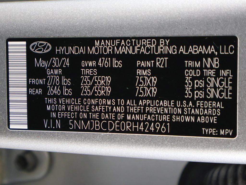Certified 2024 Hyundai Tucson SEL AWD/4WD image 42