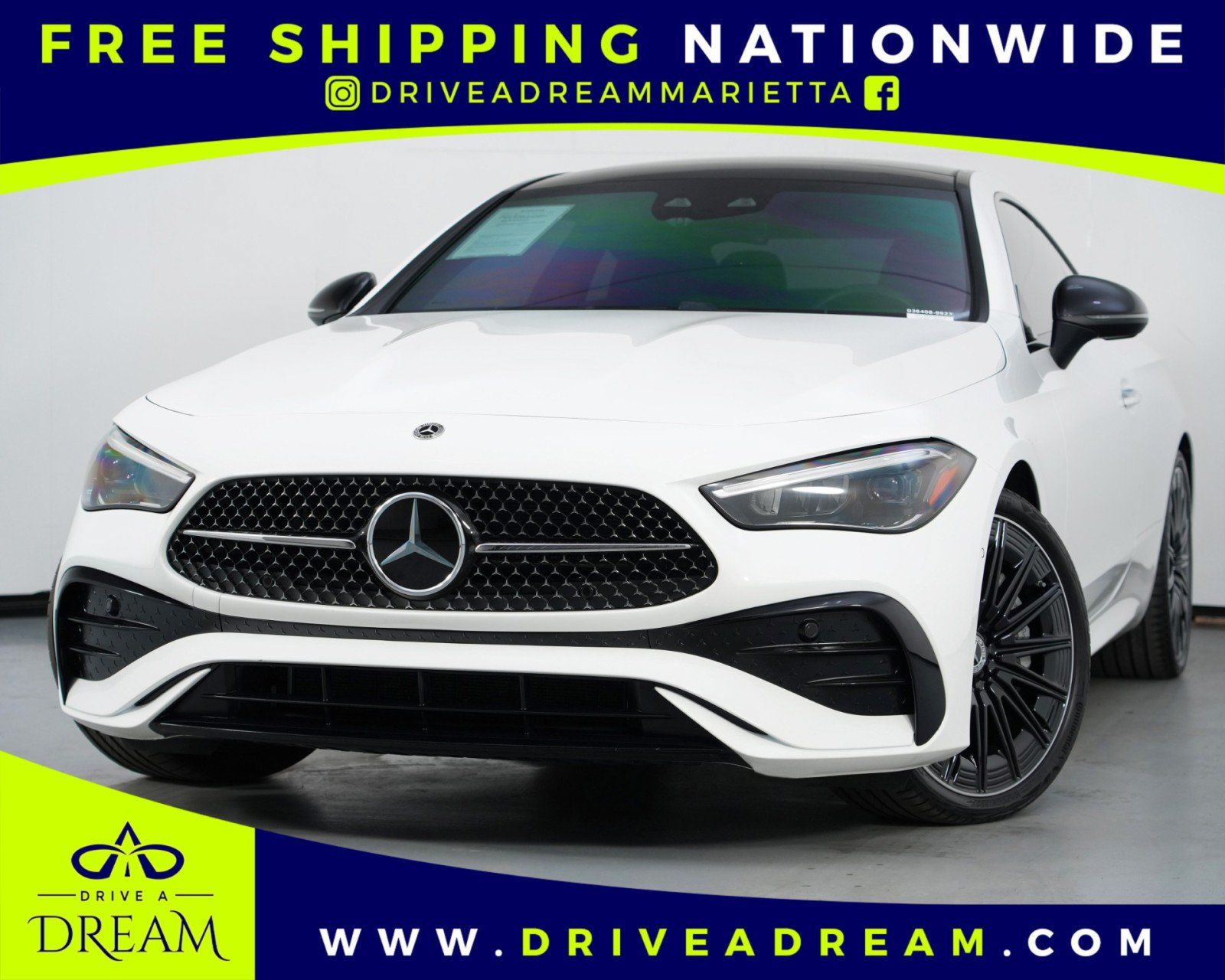 Used 2024 Mercedes-Benz CLE 450 4MATIC Coupe w/ Driver Assistance Package image 1