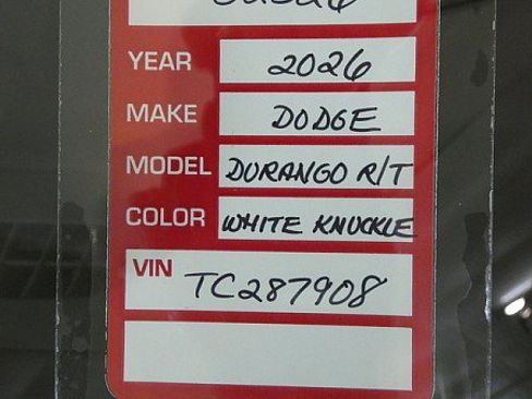 New 2026 Dodge Durango R/T w/ Blacktop Package AWD/4WD image 31