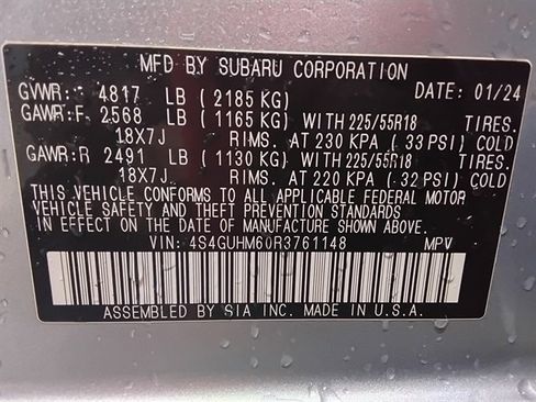 Used 2024 Subaru Crosstrek 2.5i Limited w/ Popular Package #4A image 17