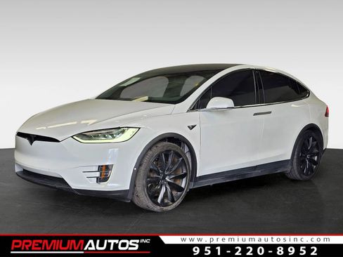 Used 2020 Tesla Model X Long Range AWD/4WD image 1