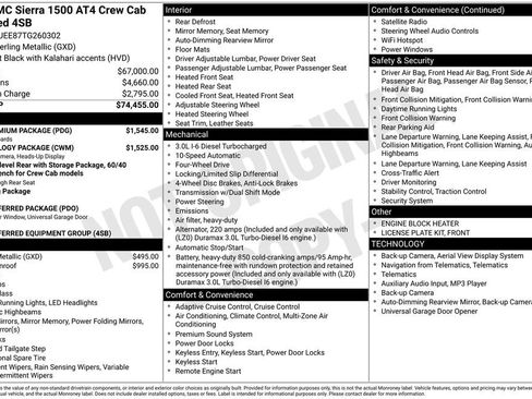 New 2026 GMC Sierra 1500 AT4 w/ AT4 Premium Package AWD/4WD image 46