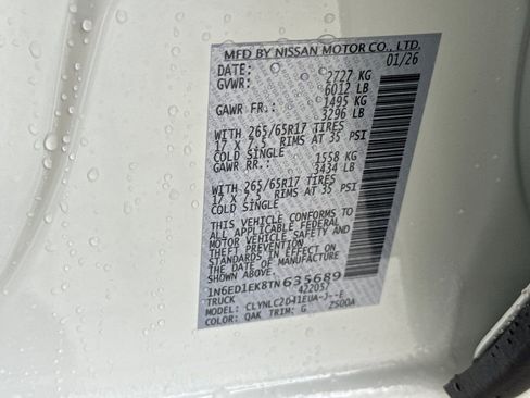 New 2026 Nissan Frontier SV w/ SV Convenience Package image 26