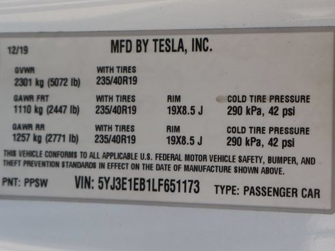 Used 2020 Tesla Model 3 Long Range AWD/4WD image 42