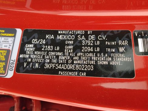 Used 2024 Kia Forte GT-Line w/ GT-Line Premium Package FWD image 33