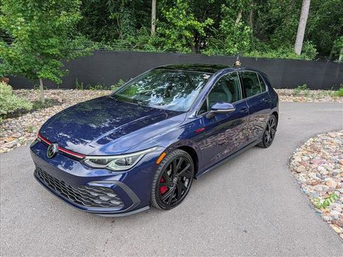 Used 2022 Volkswagen GTI SE w/ Black Wheel Package FWD image 1
