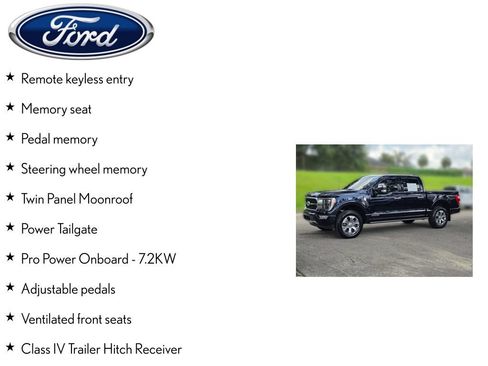 Used 2021 Ford F150 Platinum w/ Equipment Group 701A High RWD image 13