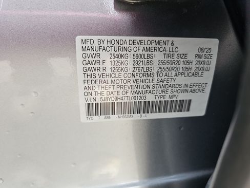 Certified 2026 Acura MDX FWD w/ Technology Package image 34