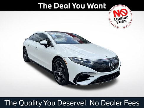 Used 2022 Mercedes-Benz EQS 580 4MATIC Sedan image 1