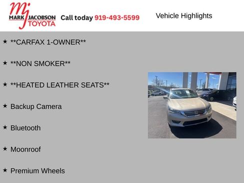 Used 2015 Honda Accord EX-L image 5