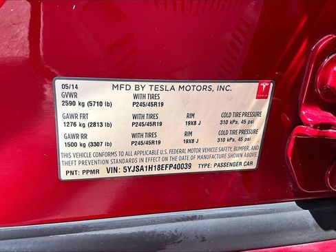 Used 2014 Tesla Model S P85 RWD image 43