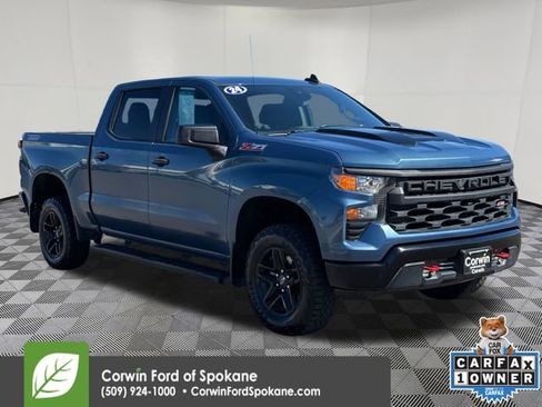 Used 2024 Chevrolet Silverado 1500 Custom Trail Boss AWD/4WD image 1