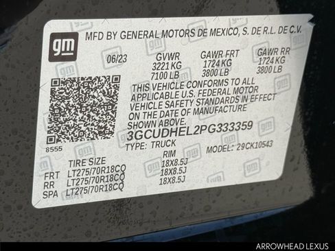 Used 2023 Chevrolet Silverado 1500 ZR2 w/ Technology Package AWD/4WD image 33