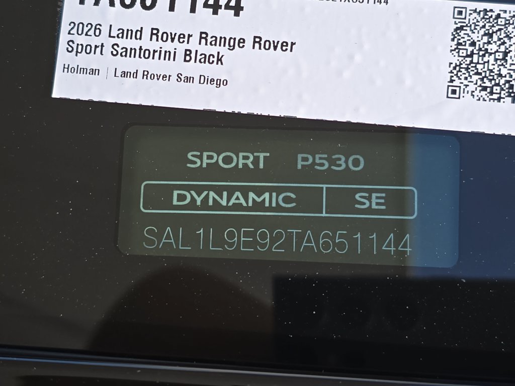 New 2026 Land Rover Range Rover Sport Dynamic SE AWD/4WD image 38