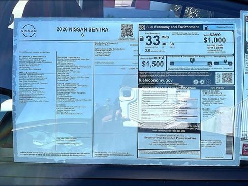 New 2026 Nissan Sentra S image 12