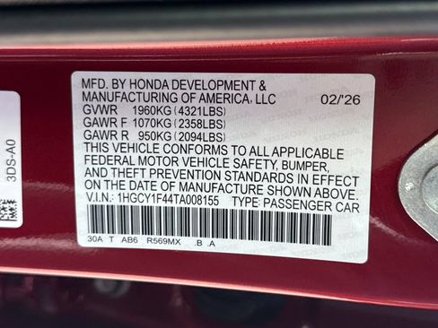 Certified 2026 Honda Accord SE image 38