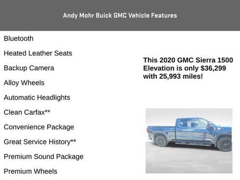 Used 2020 GMC Sierra 1500 Elevation AWD/4WD image 4