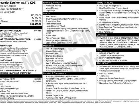New 2026 Chevrolet Equinox ACTIV w/ Convenience Package III image 26