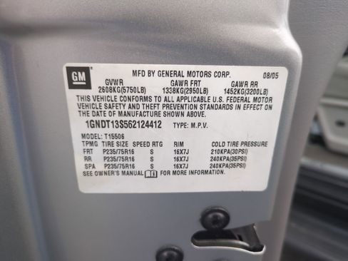 Used 2006 Chevrolet TrailBlazer LS w/ LS Preferred Equipment Group AWD/4WD image 33