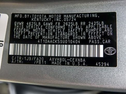 Certified 2025 Toyota Camry LE FWD image 24