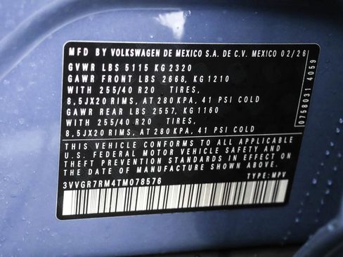 New 2026 Volkswagen Tiguan SE R-Line AWD/4WD image 49