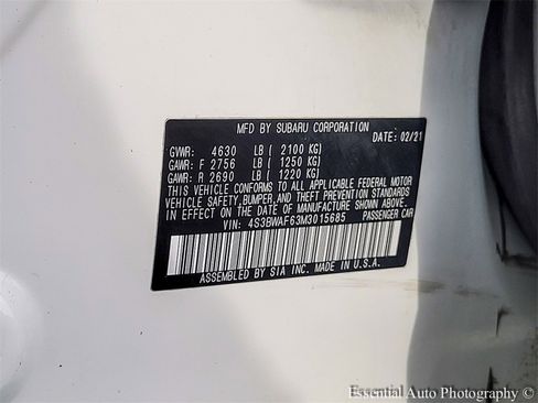 Used 2021 Subaru Legacy Premium w/ Popular Package #1 image 35