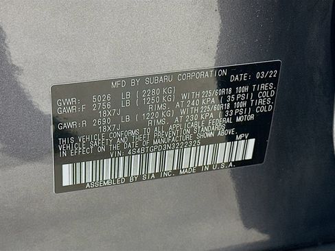 Used 2022 Subaru Outback Touring XT w/ Popular Package #2 AWD/4WD image 48
