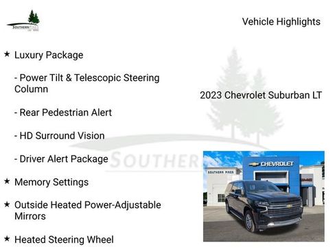 Used 2023 Chevrolet Suburban LT w/ Luxury Package RWD image 28