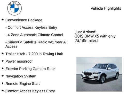 Used 2019 BMW X5 xDrive40i w/ Convenience Package AWD/4WD image 9
