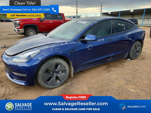 Used 2021 Tesla Model 3 Long Range AWD/4WD image 1