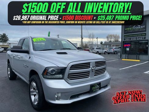 Used 2017 RAM 1500 Sport AWD/4WD image 1