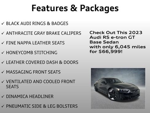 Used 2023 Audi RS e-tron GT w/ Ceramic Brake Package image 8