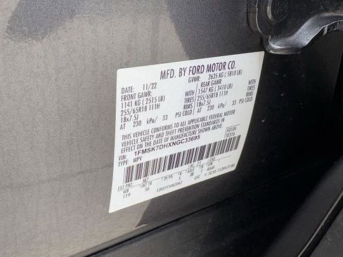 Certified 2022 Ford Explorer XLT w/ Equipment Group 202A image 32