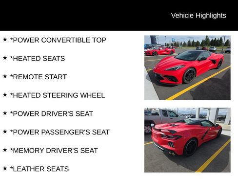 Used 2024 Chevrolet Corvette Stingray Premium Conv w/ Z51 Performance Package image 4