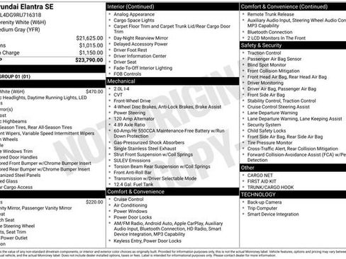 Used 2024 Hyundai Elantra SE FWD image 4