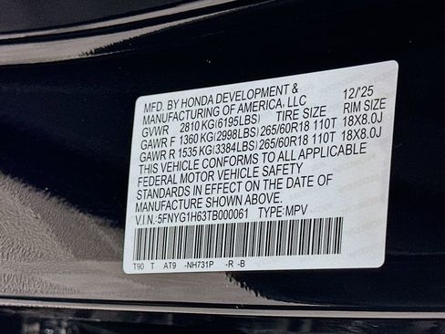 Certified 2026 Honda Pilot TrailSport image 33