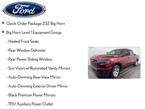 Used 2025 RAM 1500 Big Horn RWD image 6