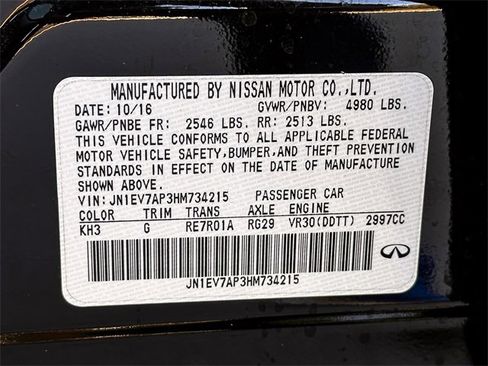 Used 2017 INFINITI Q50 3.0t Premium w/ Driver Assistance Package image 33