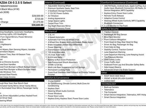 Used 2023 MAZDA CX-5 AWD 2.5 S w/ Select Package image 3