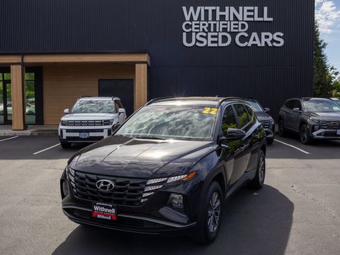 Used 2022 Hyundai Tucson Blue AWD/4WD image 1