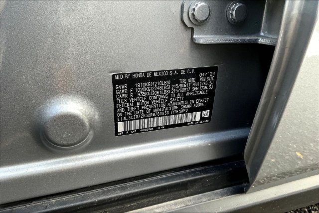 Certified 2024 Honda HR-V LX image 19