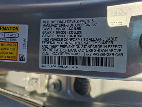 Used 2023 Honda Accord EX image 38