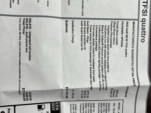 Used 2022 Audi Q8 Premium Plus w/ Premium Plus Package image 41