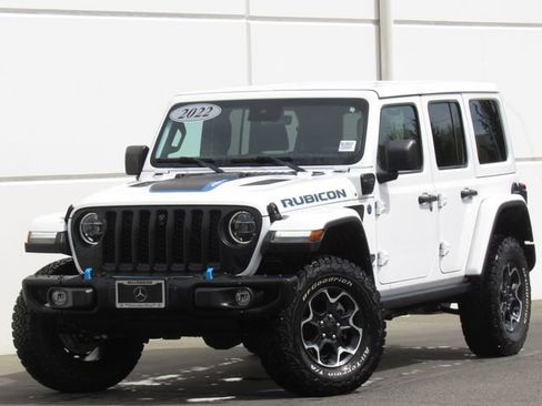 Used 2022 Jeep Wrangler Unlimited Rubicon 4xe w/ Steel Bumper Group AWD/4WD image 1