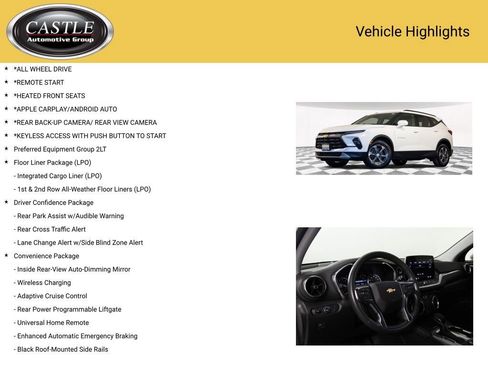 Certified 2024 Chevrolet Blazer LT w/ Convenience Package image 3
